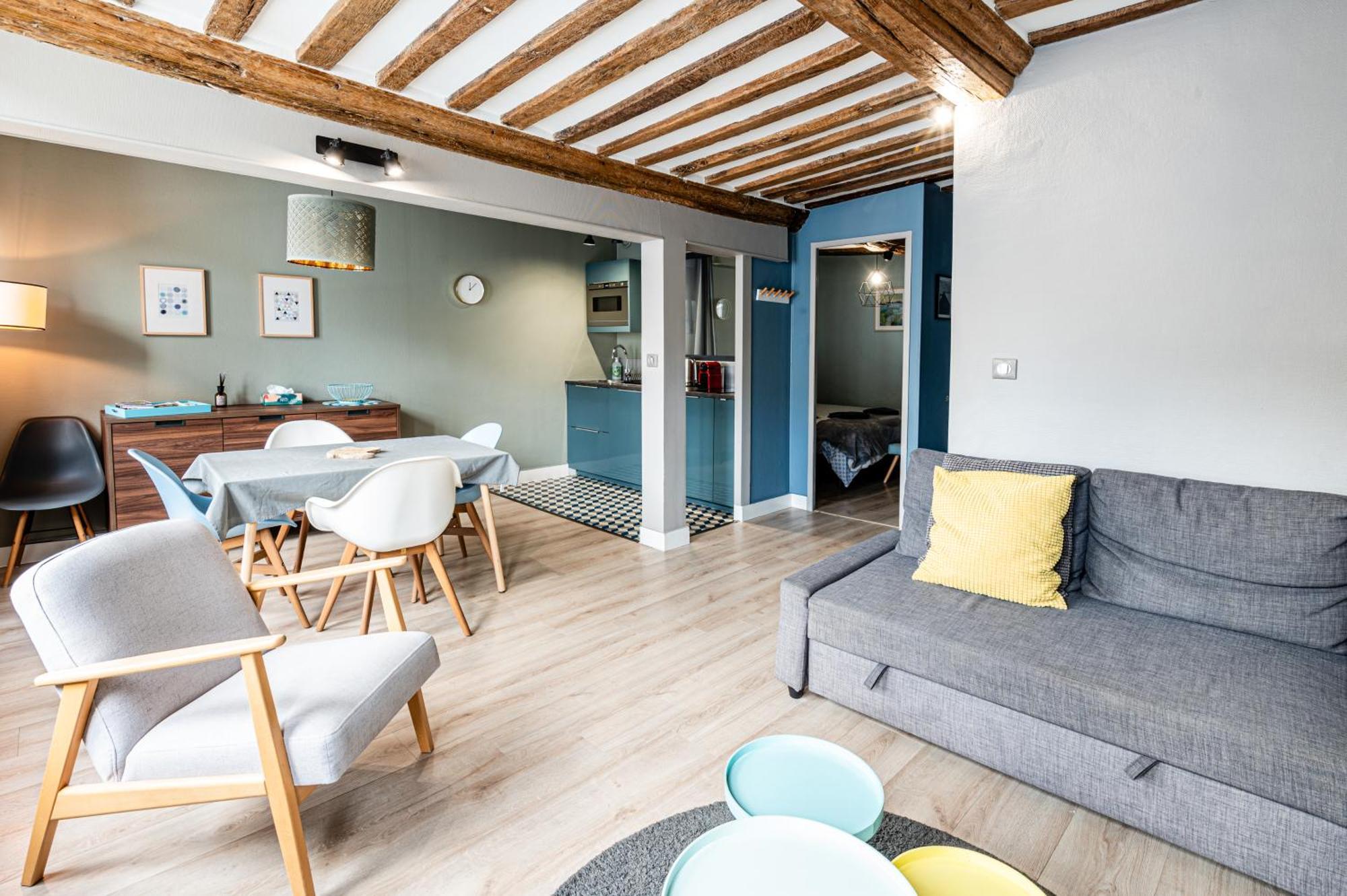 Cosy Loft - Plein Centre D'Honfleur Apartamento Exterior foto